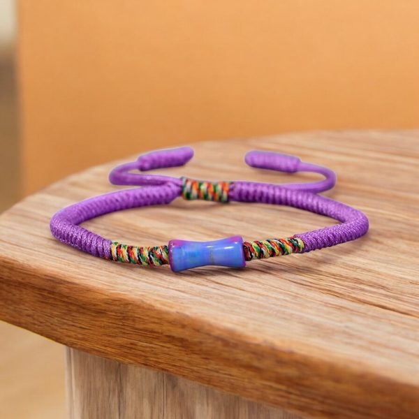 Állítható barátság karkötő - Purple