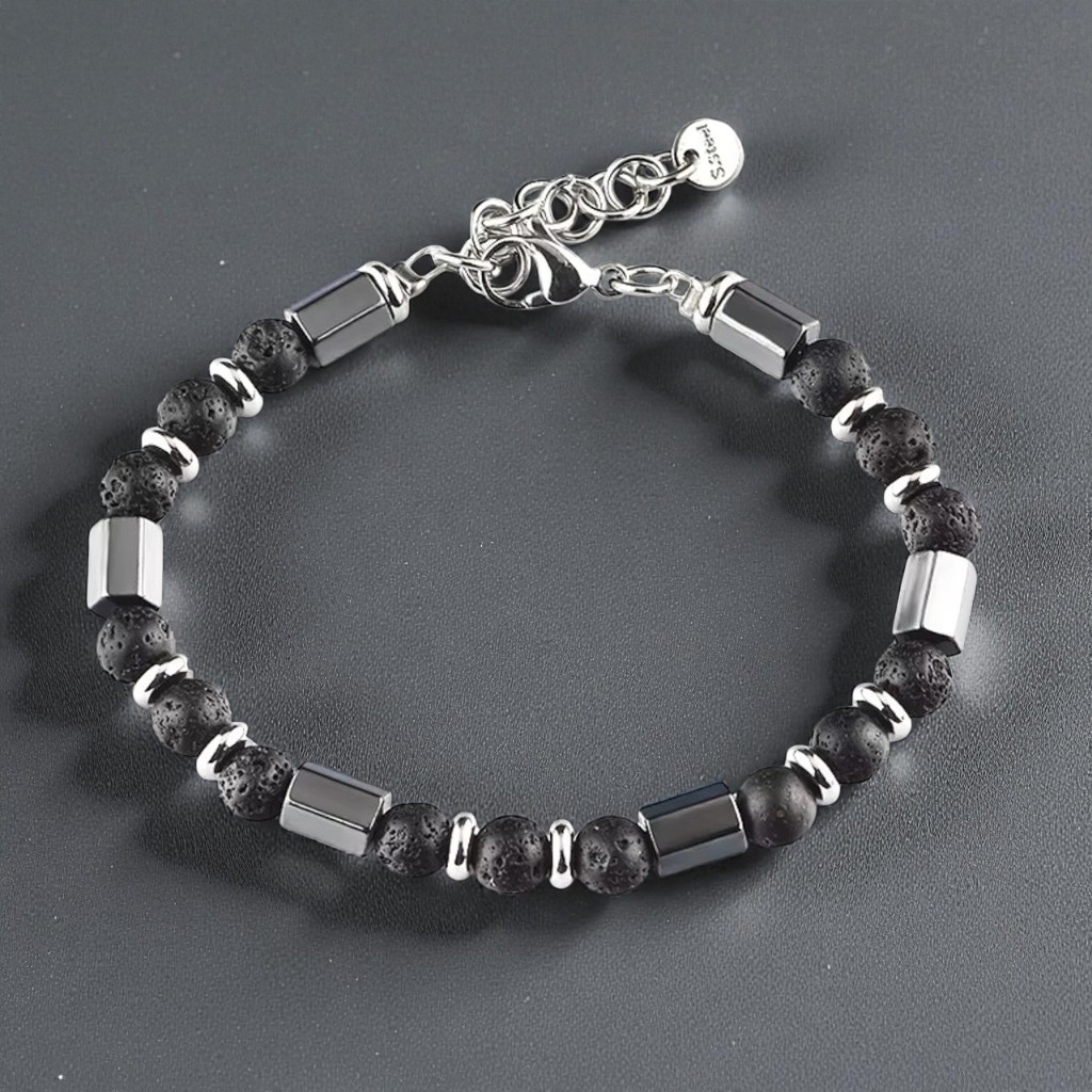 Védelmező Lávakő - állítható karkötő