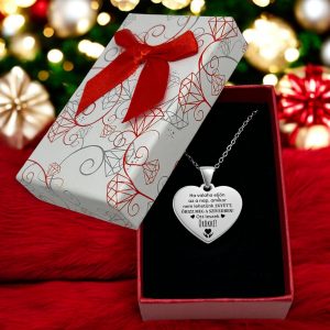 Alternative view of Ajándék a lányodnak - 316L nemesacél nyaklánc (Ha valaha eljön az a nap)