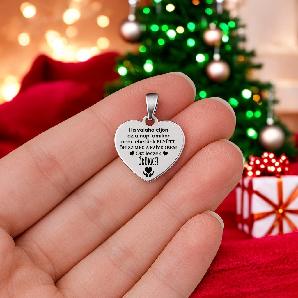 Ajándék a lányodnak - 316L nemesacél nyaklánc (Ha valaha eljön az a nap) - Image 4