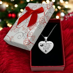 Alternative view of Ajándék a párodnak - 316L nemesacél nyaklánc (Nem azért szeretlek)