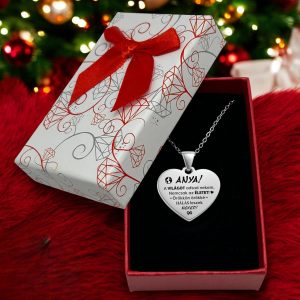 Alternative view of Ajándék édesanyádnak - 316L nemesacél nyaklánc (A Világot adtad nekem)