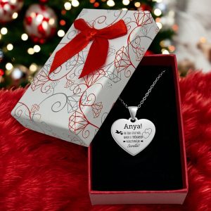 Alternative view of Ajándék édesanyádnak - 316L nemesacél nyaklánc (Ha újra születnék)