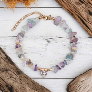 Fluorit Álom - állítható karkötő