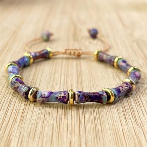 Lila Harmónia - állítható karkötő